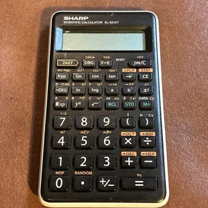 SHARP EL-501XT Scientific Calculator  - Tested - Good Condition No Cover - Bild 1 von 2