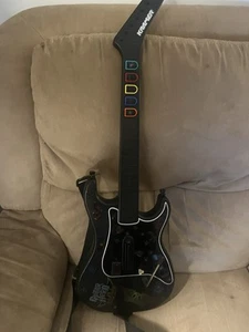 Guitar Hero Kramer Striker Red Octane Wireless PS2 PS3 No Dongle Parts Or Repair - Picture 1 of 3