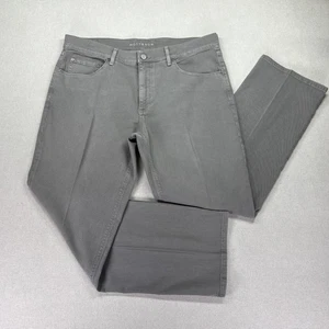 Pantalones de mezclilla Mott & Bow Mercer para hombre 36x30 grises rectos elásticos 5 bolsillos informales - Imagen 1 de 19