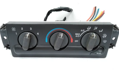 Переключатель управления обогревателем Chevy 1998-2004 S10 GMC Sonoma задняя кнопка размораживания от оригинального производителя W63 - Изображение 1 из 4