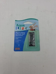 Therma Temp Water Aquarium Thermometer Small Strip Reusable Waterproof Fish Tank - Picture 1 of 2