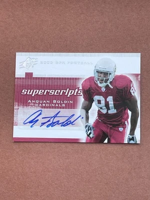 Anquan Boldin Auto Autograph Arizona Cardinals Baltimore Ravens SF 49ers NFL - Image 1 of 2