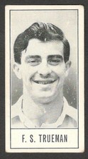 CRICKET TRADE CARD Barratt & Co 1957 Test Cricketers Series B F S TRUEMAN
