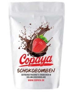 3 x 200g Schokobombe Erdbeeren in Vollmilchschokolade von Copaya (49,83 EUR/kg) - Bild 1 von 2