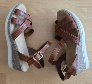 Sandalette mit Keilabsatz von "Pesaro" (Größe 36) - Bild 1 von 7