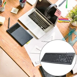 Ergonomic Layout 104Key USB Wire Keyboard for Smooth Typing Versatilitys Use - Bild 1 von 10