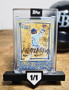 2020 Topps X World Series Randy Arozarena Rookie Card RC By Artist Gregory Siff
