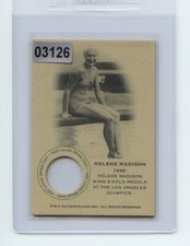 #03126 HELENE MADISON 1932 Penny Collector Coin Card