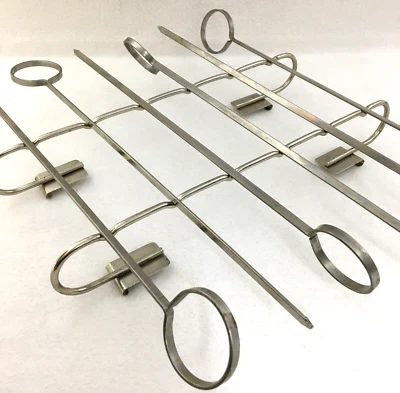 Weber Shish Kabob Set #2501 8 Pieces Original Box 1980 Made in U.S.A. Vintage - Image 1 of 4