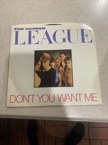 The Human League- Don't You Want Me 45 RPM Record LP with Picture Sleeve - Picture 1 of 4
