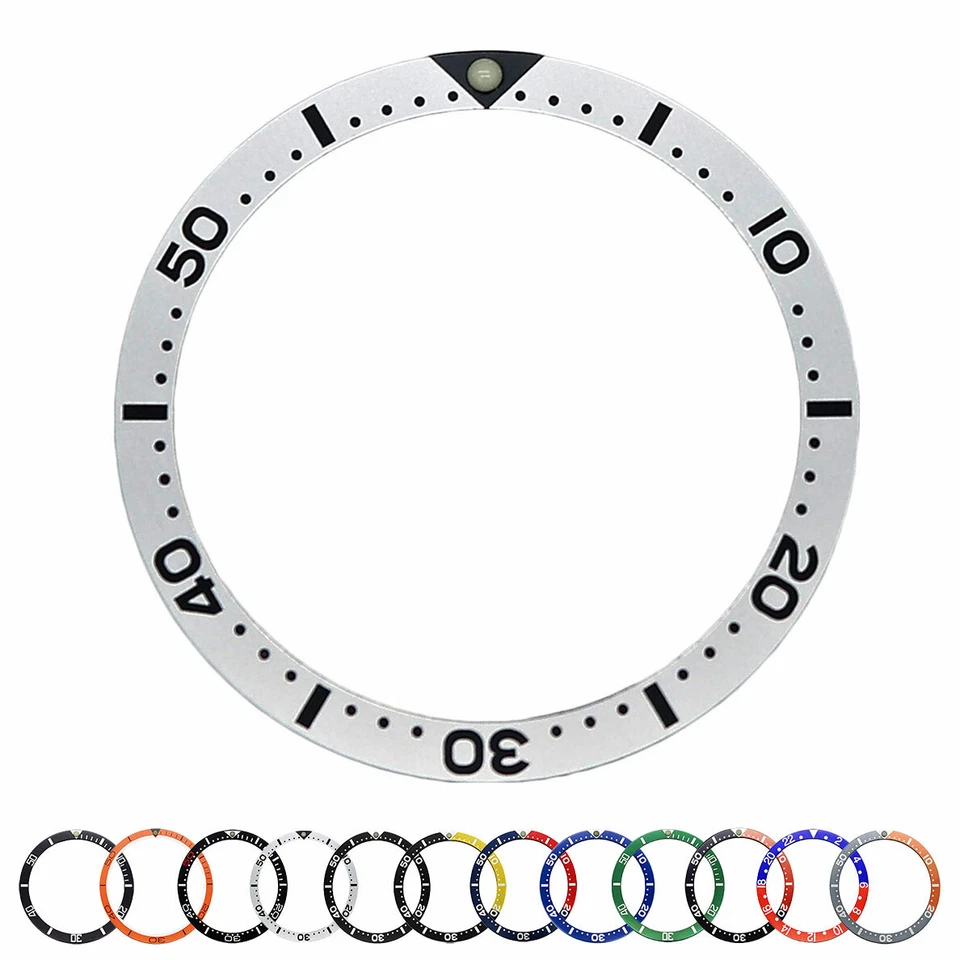 Diver Watch Bezel Insert Made for Seiko SKX007 SKX009,SKX011 Cal.7S26  - Image 1 of 1