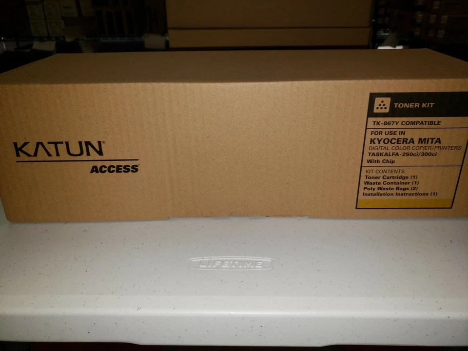 New Compatible Kyocera TK-867Y Yellow Toner Cartridge for 250ci/300ci - Image 1 of 1