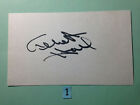3X5 Autographed Index Cards - Mlb Players/Coaches - You Pick