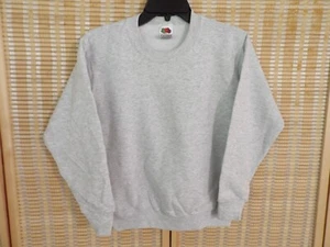 NWOT Fruit Of The Loom Youth's Black Long Sleeve Sweatshirt Size 14/16 - Picture 1 of 7