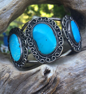 Native American Turquoise handmade cuff bracelet