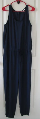 Mono clásico de mujer CAbi con cordón en la cintura talla sin mangas azul francés # 303 Foto 1 de 4