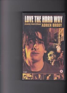 LOVE THE HARD WAY VHS PAL ADRIEN BRODY,PAM GRIER,JOHN SEDA,AUGUST DIEHL RARE