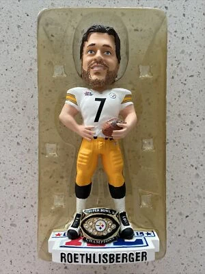 Pittsburgh Steelers Ben Roethlisburger Forever Super Bowl XL NFL Bobblehead Nuevo en caja Foto 1 de 4
