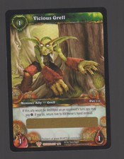 WoW World of Warcraft Crown of the Heavens VICIOUS GRELL Loot Card Unscratched