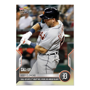 2022 Topps MLB NOW 414 KODY CLEMENS DETROIT TIGERS CALL UP XRC ROOKIE PRESALE
