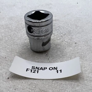 Snap On 3/8” 12 Point 3/8 Drive F121 Socket Previous Owners Marks - Picture 1 of 7