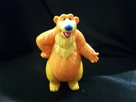 JIM HENSON BEAR IN THE BIG BLUE HOUSE TOY FIGURE PLASTIC SMALL 4" Cover