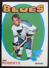 1971-72 Topps Hockey Jim Roberts #116 EX