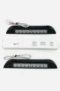 Barra de luz de toldo 2 LED 12V 9" remolque autocaravana barco toldo exterior lámpara de techo - Imagen 1 de 3
