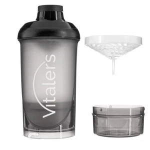 Vitaler's Black Shaker con colador, 500 ml + 150 ml - Imagen 1 de 12