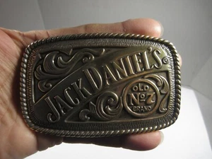 2005 Jack Daniel's Old No. 7 Brand whisky promo ad metal belt buckle 5007JD - Picture 1 of 8