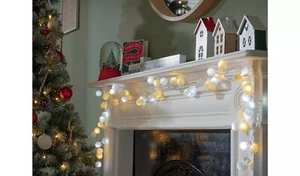Home 50 Warm White LED Snowball Lights - Picture 1 of 4