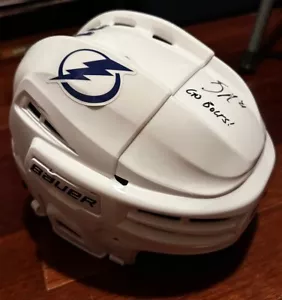 CASCO BRAYDEN POINT FIRMATO TAMPA BAY LIGHTNING JSA COA 12 RACC TRUSTED - Foto 1 di 3