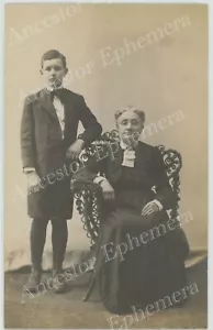 McKENZIE Gordon 1898 RPPC foto Allegheny Erie PA WHITEFORD ROHL HINDMAN KATZMAN - Foto 1 di 2