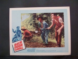 BACK DOOR TO HELL Lobby card #3 JIMMIE RODGERS 1964
