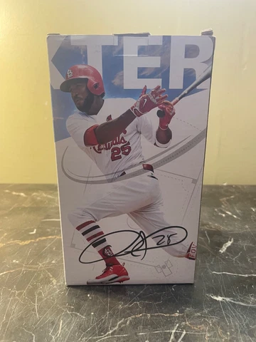 SIGNED-Dexter Fowler Bobblehead St. Louis Cardinals NIB SGA 4/21/18 Cover