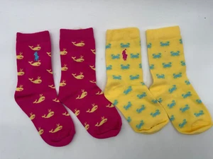 NEW NO TAG ONE PAIR POLO RALPH LAUREN YOUTH GIRL'S SIZE 10.5C-3Y - Picture 1 of 3