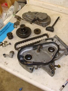 2001 POLARIS INDY CLASSIC 700 l/c reverse gearbox chaincase chain sprocket set - Picture 1 of 20