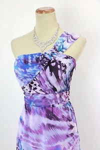 NWT Jump Girls Mini Cocktail Purple Multi $90 Formal Party Dress Size 5 Short - Picture 1 of 12