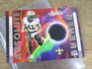 2021 Panini Absolute Alvin Kamara Burners Patch #AB11 Saints Football Card - Picture 1 of 3