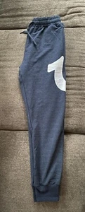 True Religion Pajama Navy Blue Loungewear Jogger Sleep Sweatpants Mens Medium - Picture 1 of 4