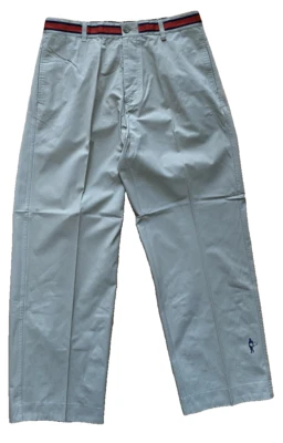 Robert Graham коричневый хаки хлопок пуговицы повседневное платье брюки брюки 36 x 32 - Изображение 1 из 4