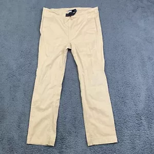 Gramicci Beige Pants kids size 8 Belted Climbing Outdoor Cotton 28x23 - Picture 1 of 14