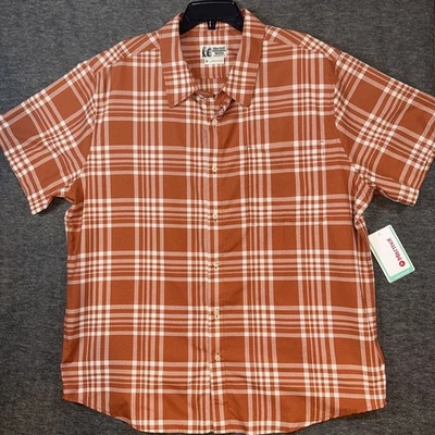 Marmot Mens Aeroboro Button-Up Shirt Auburn Papyrus Check Sz Small NEW $70 - Image 1 of 4