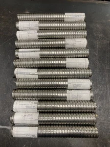 Lot of 12 1-1/2" ID X 12” L EXHAUST FLEX SS STEEL REPAIR PIPE 1.5" Flexible Tube - Picture 1 of 7