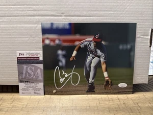 CARLOS BAERGA SIGNED 8X10 PHOTO CLEVELAND INDIANS BASEBALL AUTOGRAPH AUTO (JSA) - Picture 1 of 1