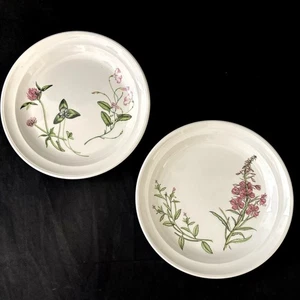 Par de platos de pan y mantequilla vintage Portmeirion QUEENS HIDDEN GARDEN - 7,25" - Imagen 1 de 5