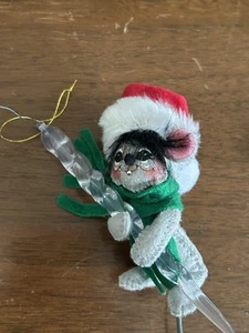 Annalee Puppe 3 Zoll Bernstein Eiszapfen Maus Ornament 700610 braun 2010 75. Jubiläum - Bild 1 von 9