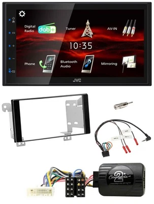 JVC USB Bluetooth Lenkrad DAB 2DIN Autoradio für Subaru ForesterSJ Impreza XV - Bild 1 von 4