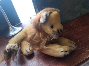 Rare Mohair Style Plush Lion by Reindeer Product Co 1950's South Africa Vintage - Picture 1 of 7
