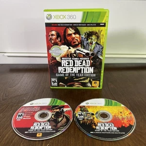 Red Dead Redemption Game of the Year Edition (Microsoft Xbox 360, 2011) No Map - Picture 1 of 7
